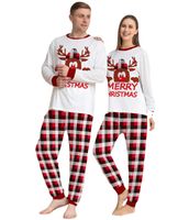 Cute Elk Cotton Printing Pants Sets Jogger Pants Family Matching Outfits main image 4