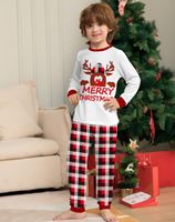 Cute Elk Cotton Printing Pants Sets Jogger Pants Family Matching Outfits main image 2