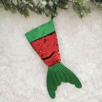 Christmas Fashion Fish Tail Sequin Cloth Party Hanging Ornaments main image 3