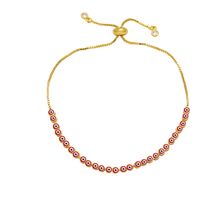 Fashion Devil's Eye Copper 18k Gold Plated Bracelets In Bulk main image 4