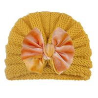 Baby Girl's Sweet Colorful Bow Knot Baby Hat sku image 2
