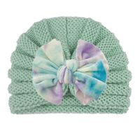 Baby Girl's Sweet Colorful Bow Knot Baby Hat sku image 6