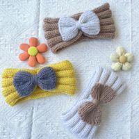 Fashion Solid Color Bow Knot Cloth Pleated Hair Band main image 3