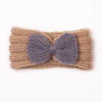 Fashion Solid Color Bow Knot Cloth Pleated Hair Band sku image 1