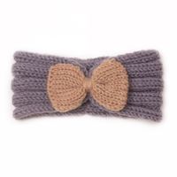 Fashion Solid Color Bow Knot Cloth Pleated Hair Band sku image 2