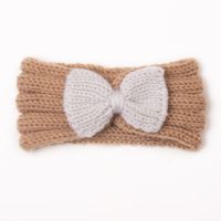 Fashion Solid Color Bow Knot Cloth Pleated Hair Band sku image 3