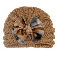 Baby Girl's Sweet Colorful Bow Knot Baby Hat sku image 10