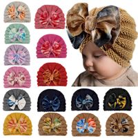 Baby Girl's Sweet Colorful Bow Knot Baby Hat main image 1