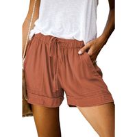 Fashion Solid Color Polyester Shorts Wide Leg Pants main image 3