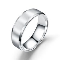 Fashion Heart Shape Titanium Steel Rings Plating Stainless Steel Rings main image 5