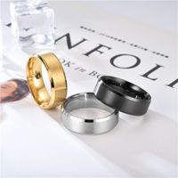 Fashion Heart Shape Titanium Steel Rings Plating Stainless Steel Rings main image 6