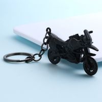 Cool Style Motorcycle Alloy Plating Inlay Rhinestones Keychain sku image 6