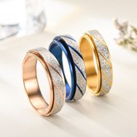 Lady Star Titanium Steel Rings Plating Stainless Steel Rings main image 6