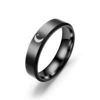 Fashion Sun Moon Stainless Steel Rings Metal Stainless Steel Rings 1 Piece main image 3