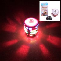 Colorful Music Light-emitting Gyro Children's Rotary Table Flash Electric Toy Imitation Wooden Top sku image 8