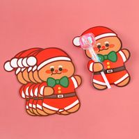 Ins Cartoon Cute Christmas Candy Children Diy Message Decoration Greeting Card sku image 1