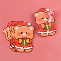Ins Cartoon Cute Christmas Candy Children Diy Message Decoration Greeting Card sku image 5