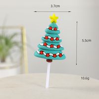 Noël Père Noël En Caoutchouc Souple Fête Fournitures De Décoration De Gâteaux sku image 16