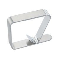 Simple Style Solid Color Stainless Steel Table Cloth Clip 1 Piece main image 3