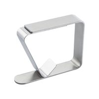 Simple Style Solid Color Stainless Steel Table Cloth Clip 1 Piece main image 4