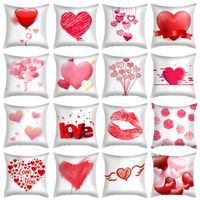 Fashion Heart Shape Fibre Peach Skin Pillow Cases main image 1