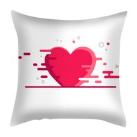 Fashion Heart Shape Fibre Peach Skin Pillow Cases sku image 16