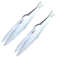 Simple Style Fish Stainless Steel Food Tongs main image 4