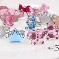 Cartoon Style Cartoon Resin Handmade Kid's Rings 1 Piece sku image 1