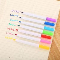Water-based Erasable Student Environmentally Friendly Refillable Plastic Marker Pen main image 2