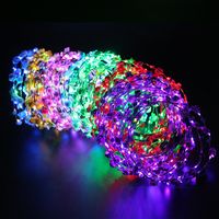 Sweet Led Lights Flash Luminous Garland Headdress Children Toy main image 5