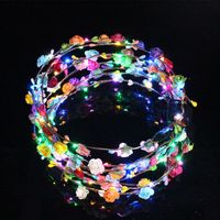 Sweet Led Lights Flash Luminous Garland Headdress Children Toy main image 6