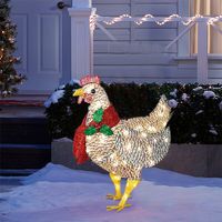Christmas Pastoral Chicken Resin Party Lightings main image 4