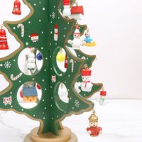 Ornements Mignons De Fête En Bois D'arbre De Noël main image 3