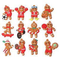 Weihnachten Süß Lebkuchen Pvc Gruppe Hängende Ornamente sku image 6