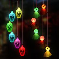 Halloween Funny Skull Plastic Party String Lights main image 4