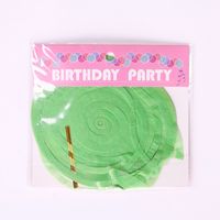 Birthday Solid Color Paper Birthday Colored Ribbons sku image 13