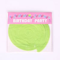 Birthday Solid Color Paper Birthday Colored Ribbons sku image 14