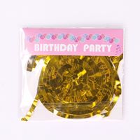 Birthday Solid Color Paper Birthday Colored Ribbons sku image 17