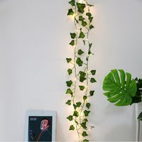 Valentine's Day Fashion Leaves Cloth Outdoor String Lights sku image 4