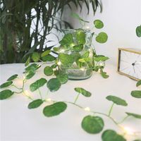 Valentine's Day Fashion Leaves Cloth Outdoor String Lights sku image 5