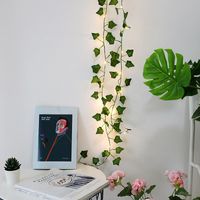 Valentine's Day Fashion Leaves Cloth Outdoor String Lights main image 1