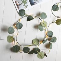 Valentine's Day Fashion Leaves Cloth Outdoor String Lights sku image 12