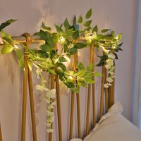 Valentine's Day Fashion Leaves Cloth Outdoor String Lights sku image 8