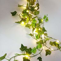Valentine's Day Fashion Leaves Cloth Outdoor String Lights sku image 11
