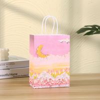 Birthday Fashion Flower Kraft Paper Daily Gift Bags 1 Piece main image 4