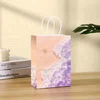 Birthday Fashion Flower Kraft Paper Daily Gift Bags 1 Piece main image 3