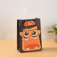 Halloween Cool Style Pumpkin Spider Web Ghost Kraft Paper Daily Gift Bags 1 Piece main image 5
