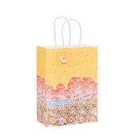 Birthday Fashion Flower Kraft Paper Daily Gift Bags 1 Piece main image 2