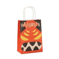 Halloween Cool Style Pumpkin Spider Web Ghost Kraft Paper Daily Gift Bags 1 Piece main image 2