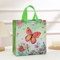 Birthday Fashion Butterfly Nonwoven Birthday Gift Bags 1 Piece sku image 8